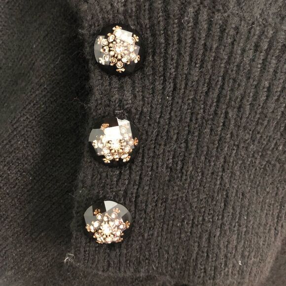 Democracy Petites Black Tie-Neck Long Sleeve Pullover Sweater - Picture 9 of 9